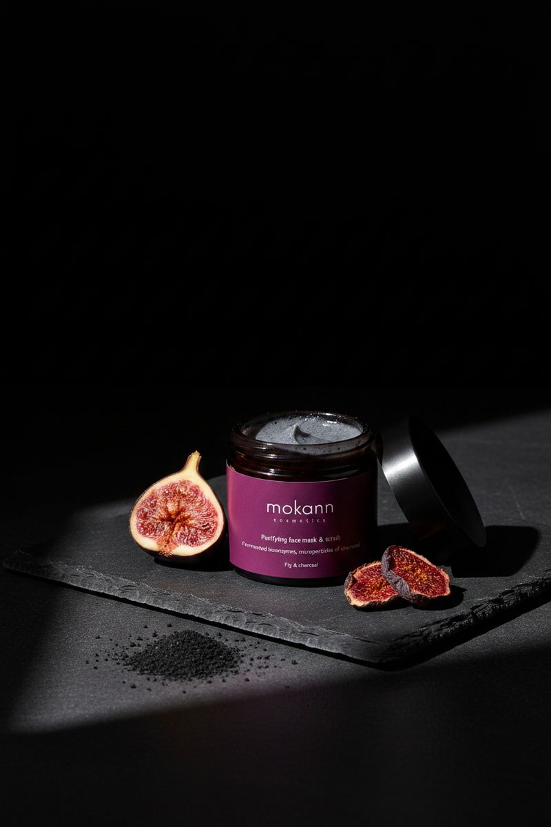 Maschera Levigante Fico e Carbone – Studio Shot